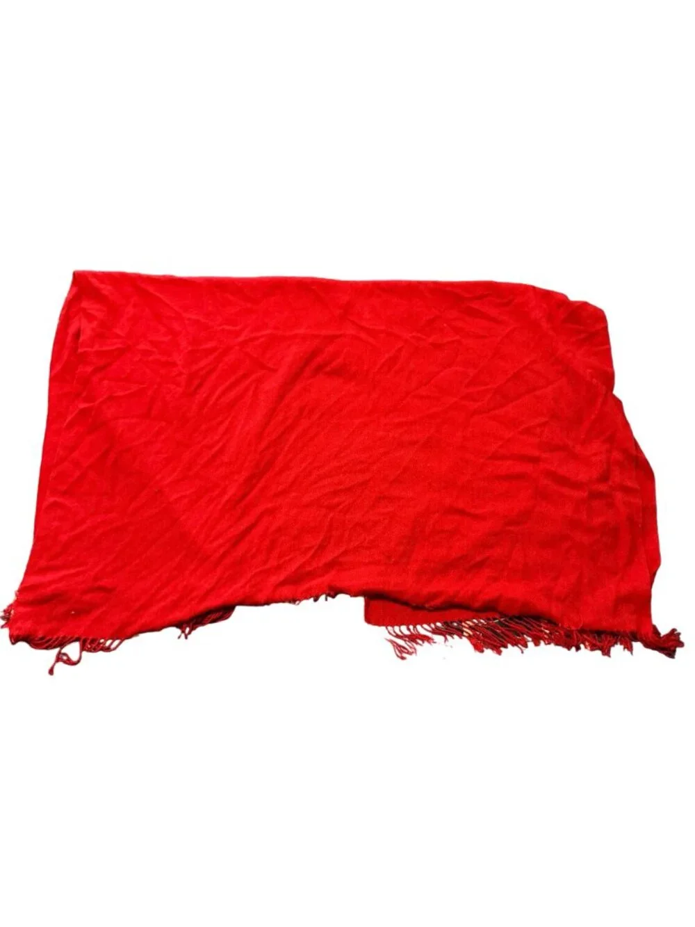 29 Palms Fringed Wrap Red OS One Size Poncho Cape Shawl Daft Womens